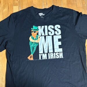 Under Disguise Black 'Kiss Me I'm Irish' T-Shirt